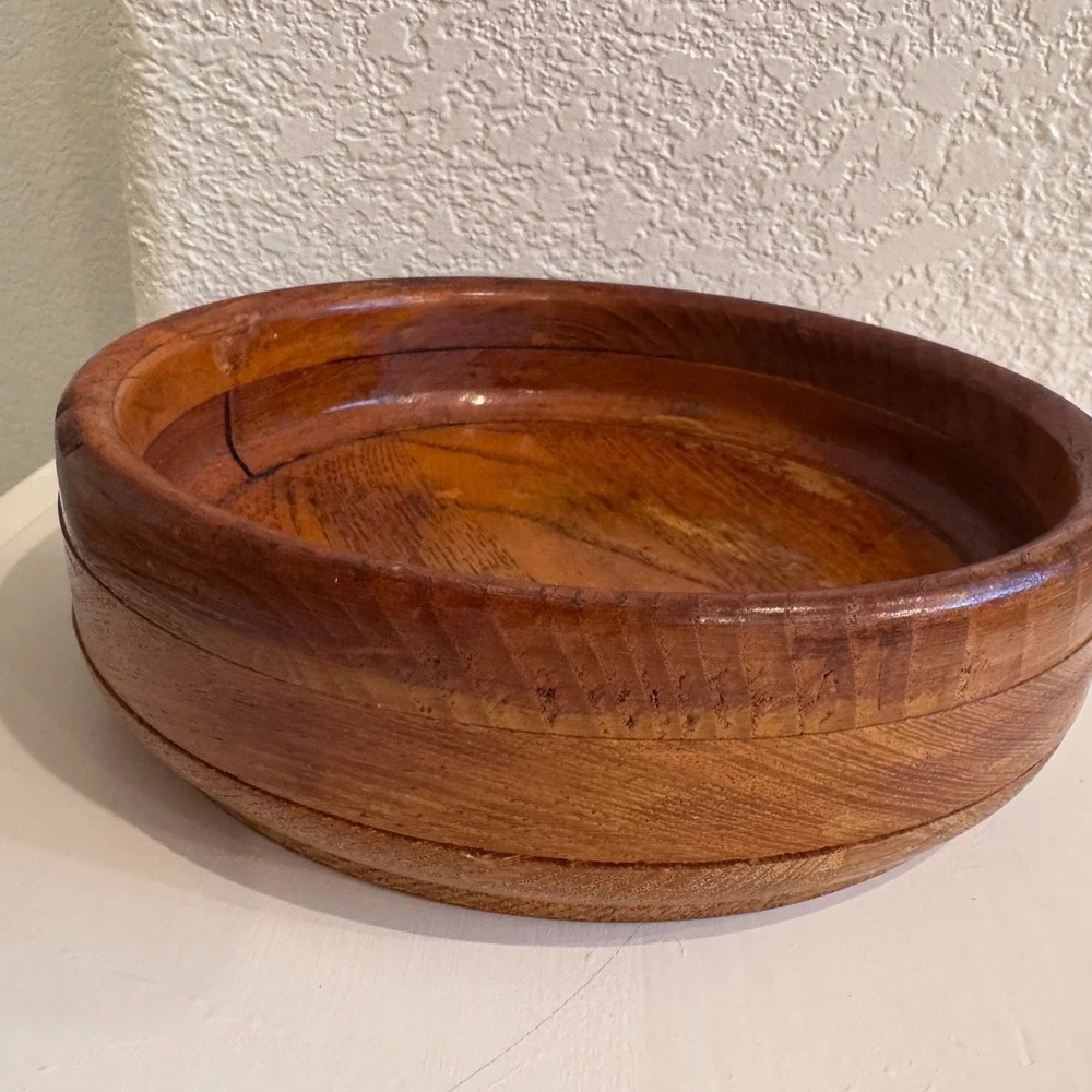 Vintage Strathaus Wood Bowl‎ Home Decoratvie Display Collectible